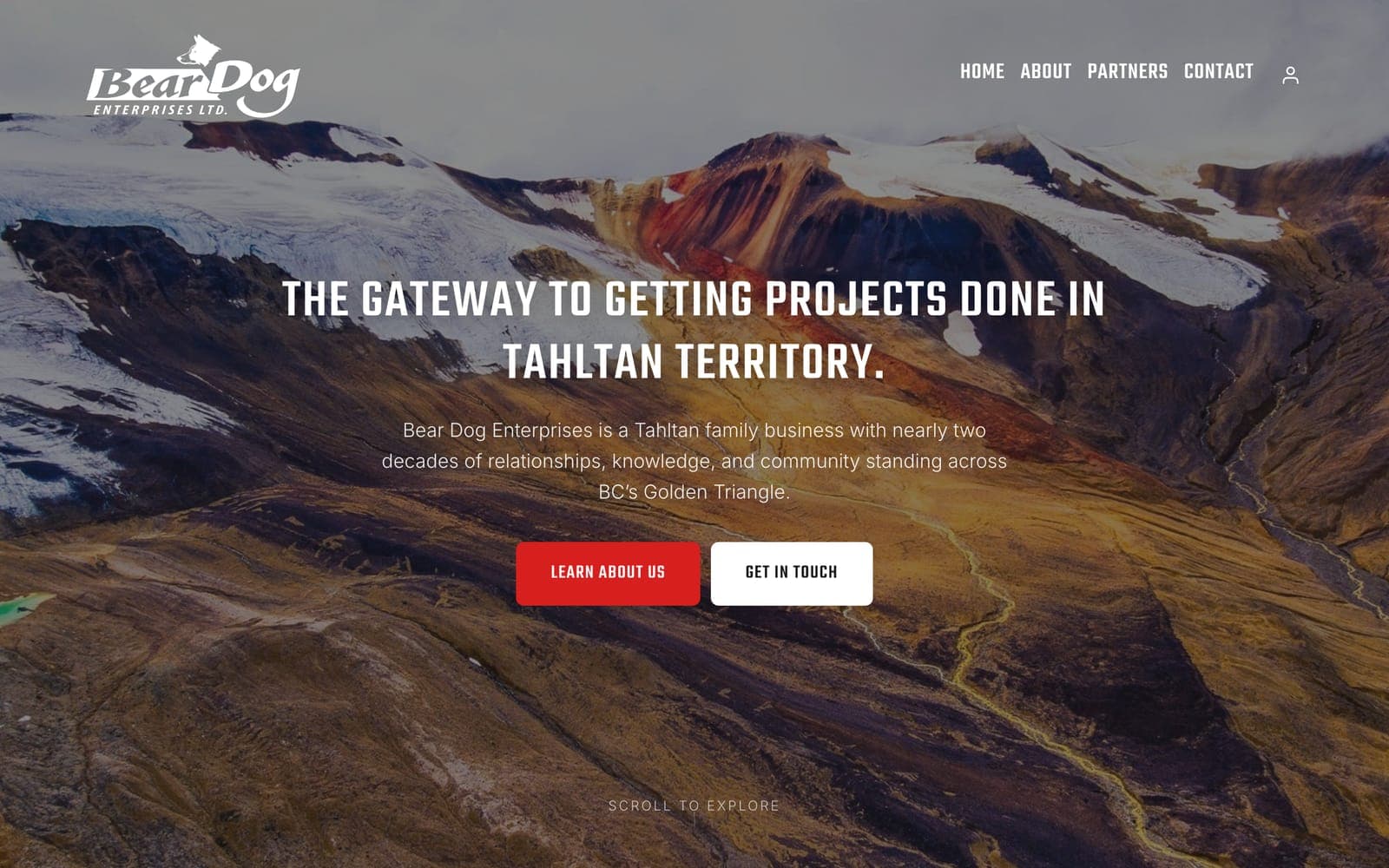 Bear Dog Enterprises website
